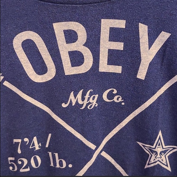 OBEY cropped sweatshirt - Picture 1 of 8